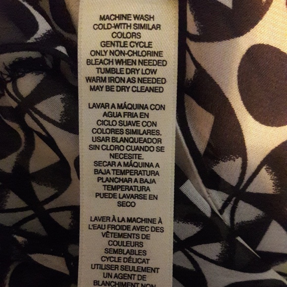 WHBM geometric-print ruffle tank - Picture 6 of 7